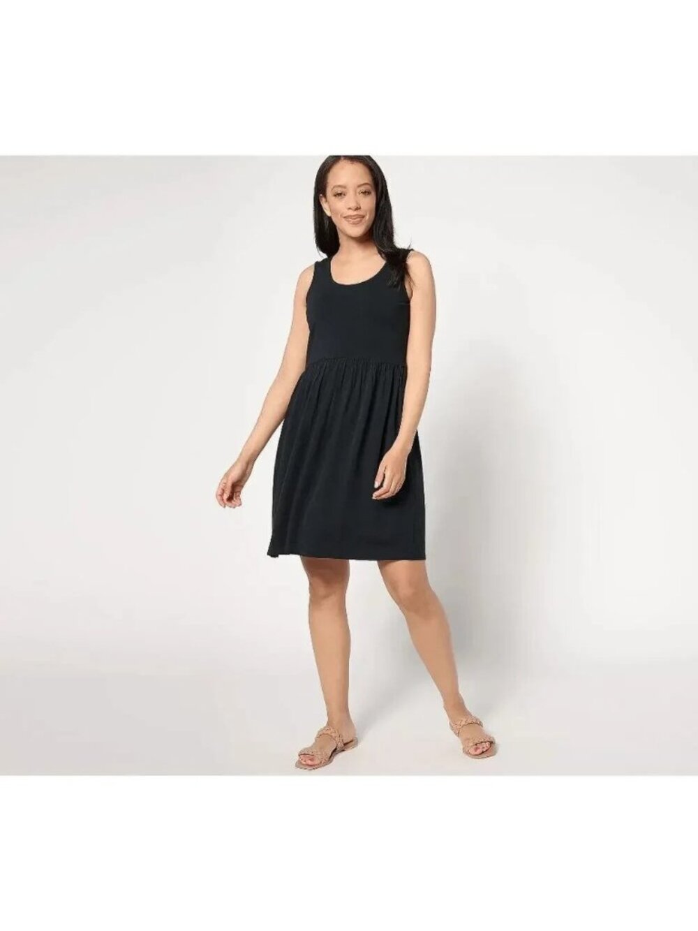 MUK LUKS Dress Mini Dream Lounge Weave and Eyelet Black L S A645262